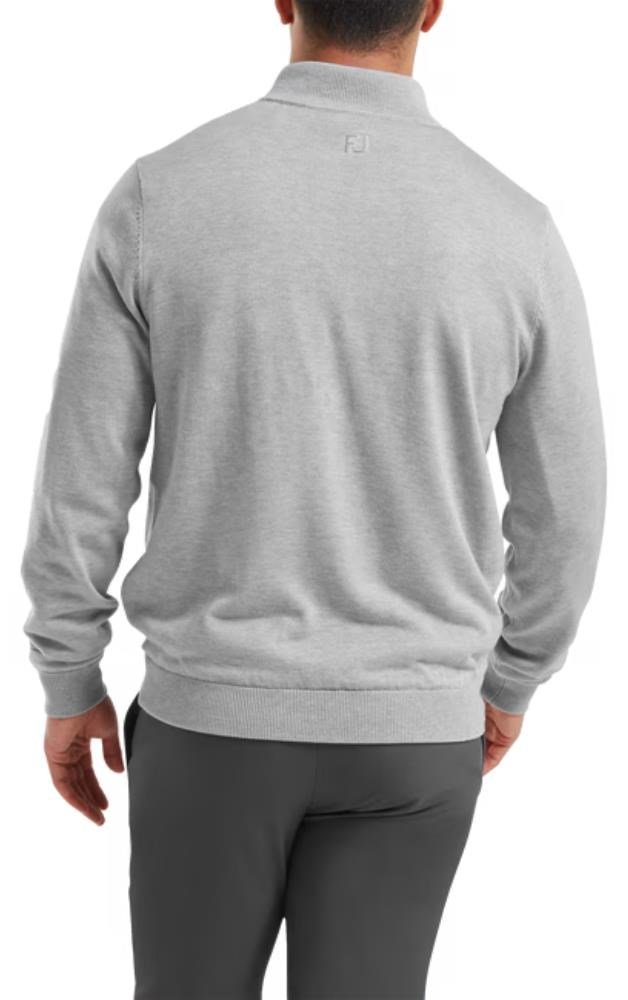 FootJoy Drirelease Full-Zip Lined herr tröja, grå