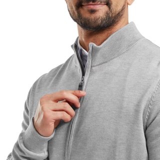 FootJoy Drirelease Full-Zip Lined herr tröja, grå