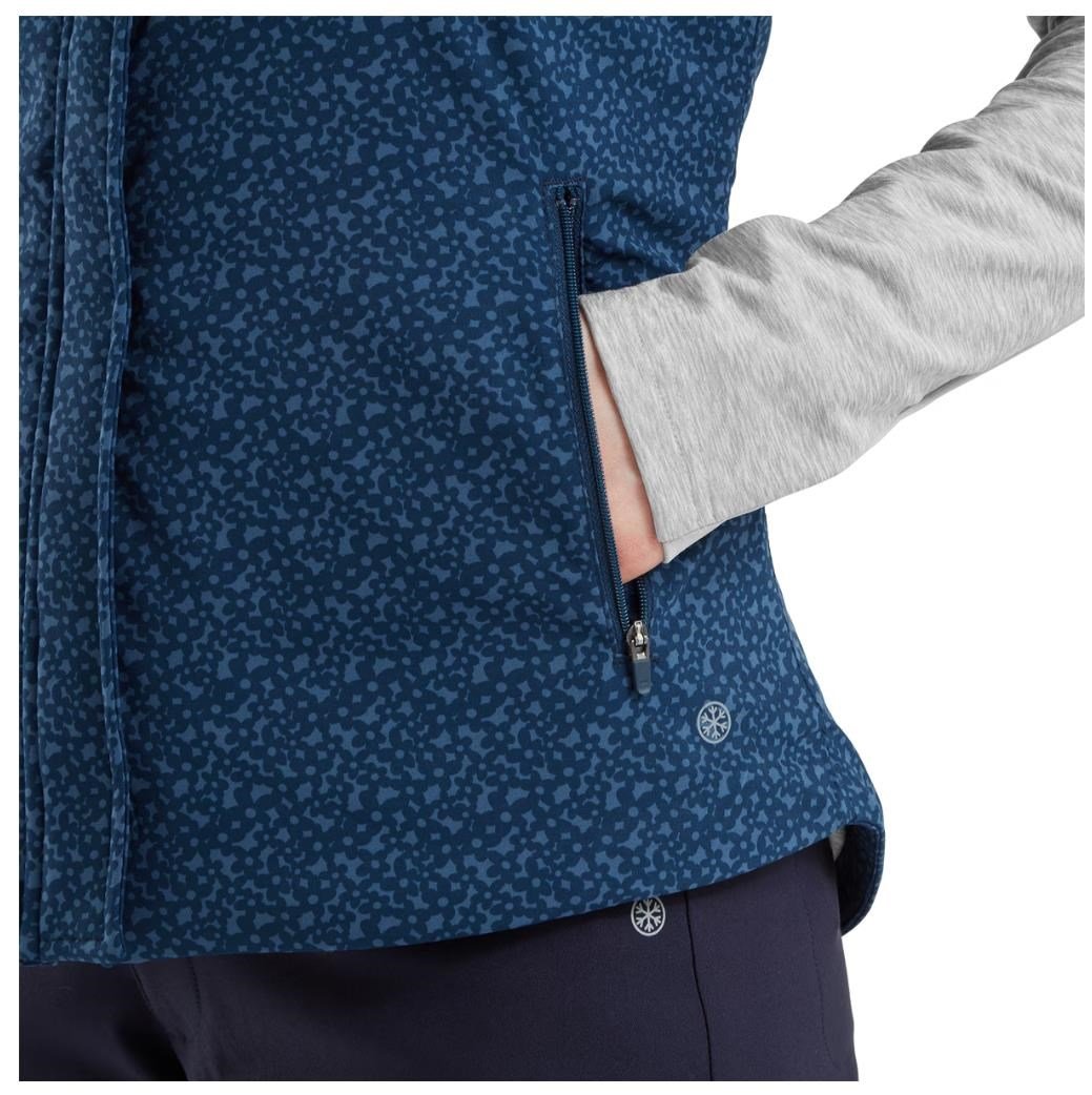 FootJoy ThermoSeries dam väst, floral tonal navy