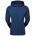 FootJoy ThermoSeries Hybrid dam hoodie, floral tonal navy
