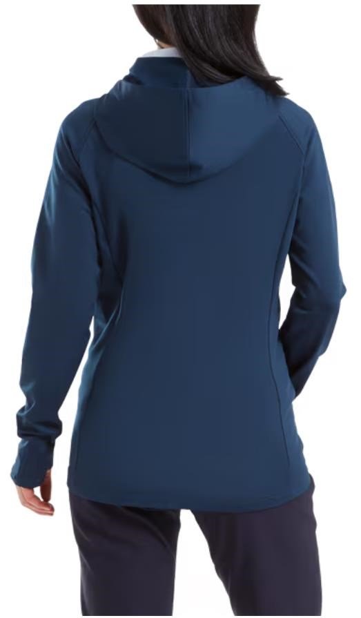 FootJoy ThermoSeries Hybrid dam hoodie, floral tonal navy