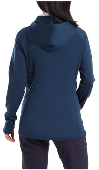 FootJoy ThermoSeries Hybrid dam hoodie, floral tonal navy