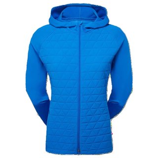 FootJoy ThermoSeries Hybrid dam hoodie, floral tonal blue