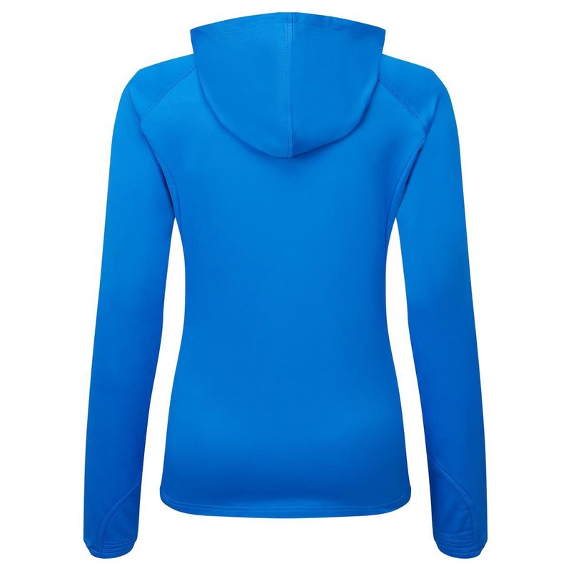FootJoy ThermoSeries Hybrid dam hoodie, floral tonal blue