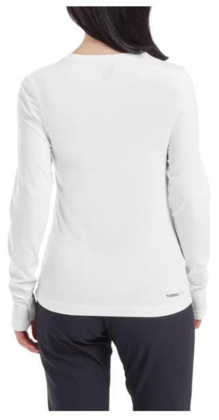 FootJoy ThermoSeries Fleece Baselayer dam topp, vit
