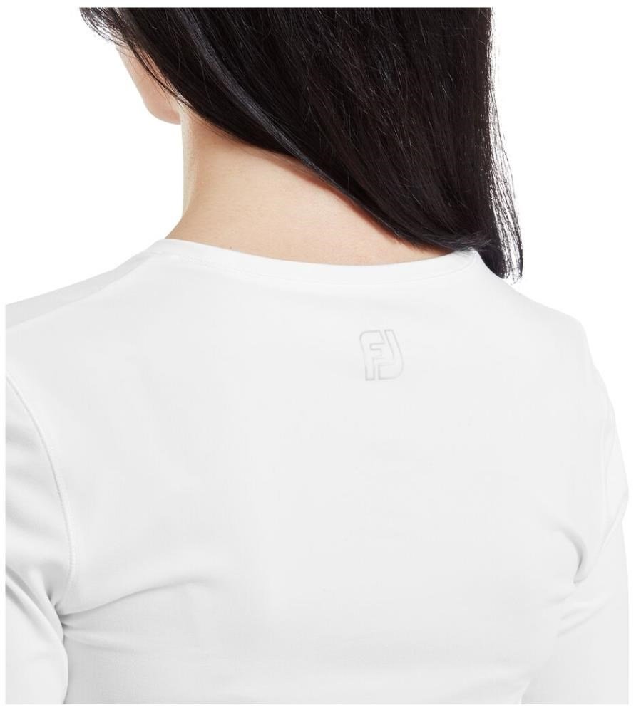 FootJoy ThermoSeries Fleece Baselayer dam topp, vit