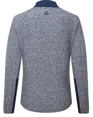 FootJoy Full-Zip Space Dye Thermal Midlayer dam sweatshirt, navy