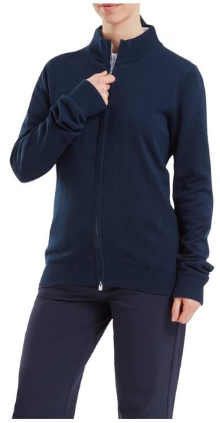 FootJoy Drirelease Full-Zip Lined damtröja, navy