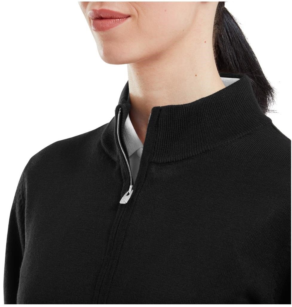 FootJoy Drirelease Full-Zip Lined damtröja, svart