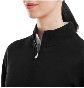 FootJoy Drirelease Full-Zip Lined damtröja, svart