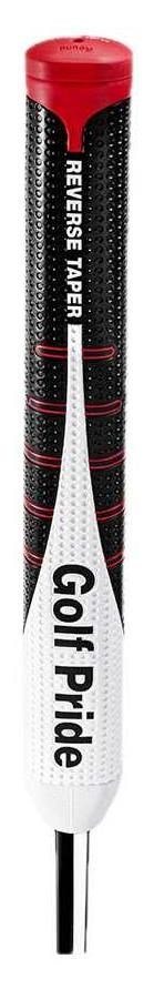 Golf Pride Reverse Taper Flat Large putter grip, röd keps