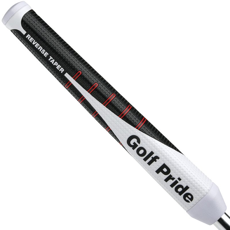 Golf Pride Reverse Taper Flat Large putter grip, röd keps