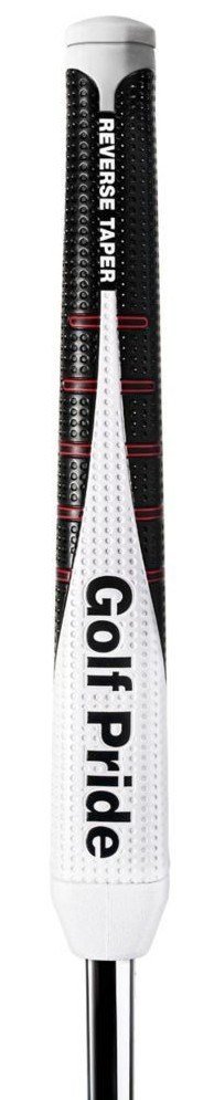 Golf Pride Reverse Taper Flat Large putter grip, röd keps