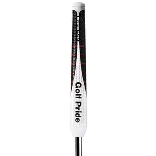 Golf Pride Reverse Taper Flat Large putter grip, röd keps