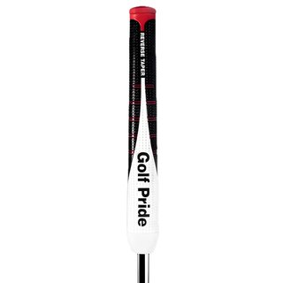 Golf Pride Reverse Taper Flat Medium putter grip, röd keps