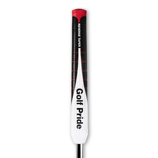 Golf Pride Reverse Taper putter grip, Round Medium, röd kåpa