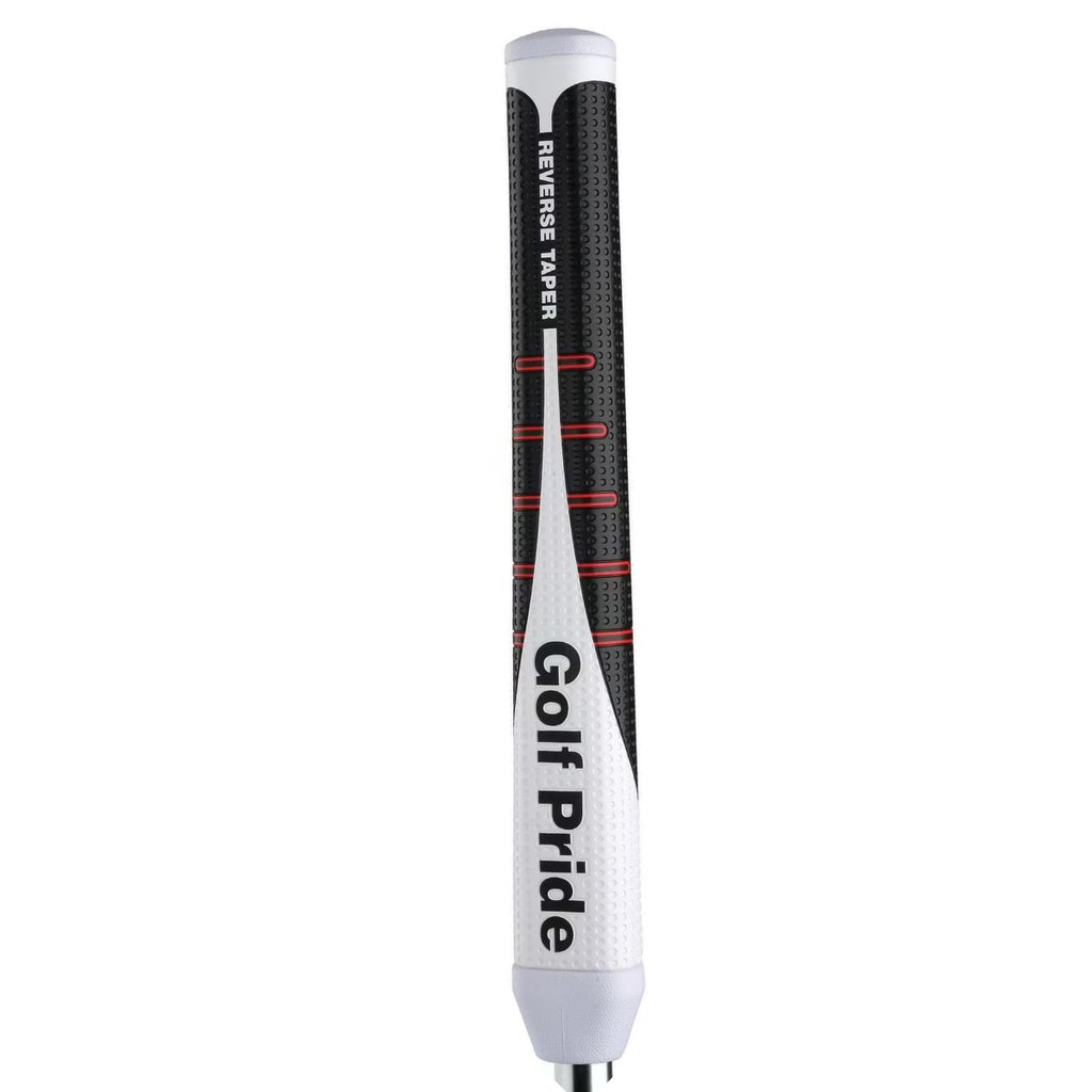 Golf Pride Reverse Taper putter grip, Round Medium, röd kåpa