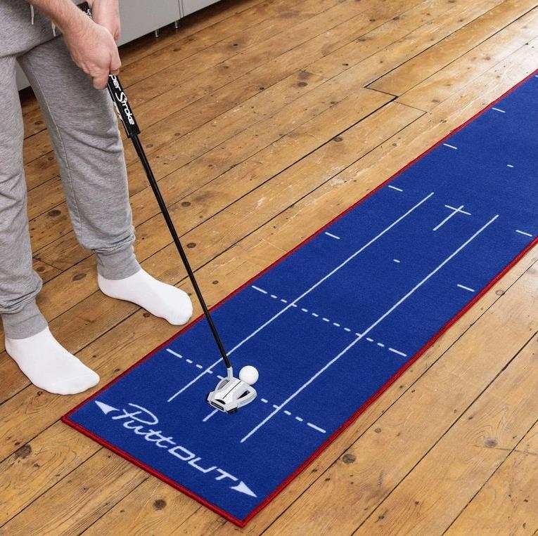 PuttOUT PuttOUT Putting Mat Medium Patriot 2,4m träningstillbehör