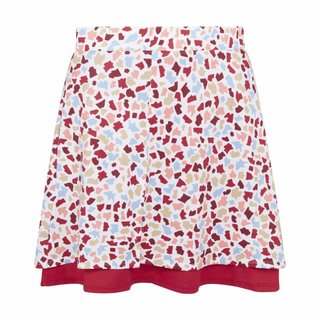 Callaway 17" Mosaic Print Flounce kjolshorts, brilliant white