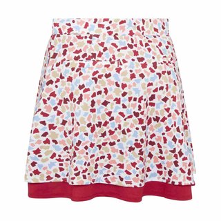 Callaway 17" Mosaic Print Flounce kjolshorts, brilliant white