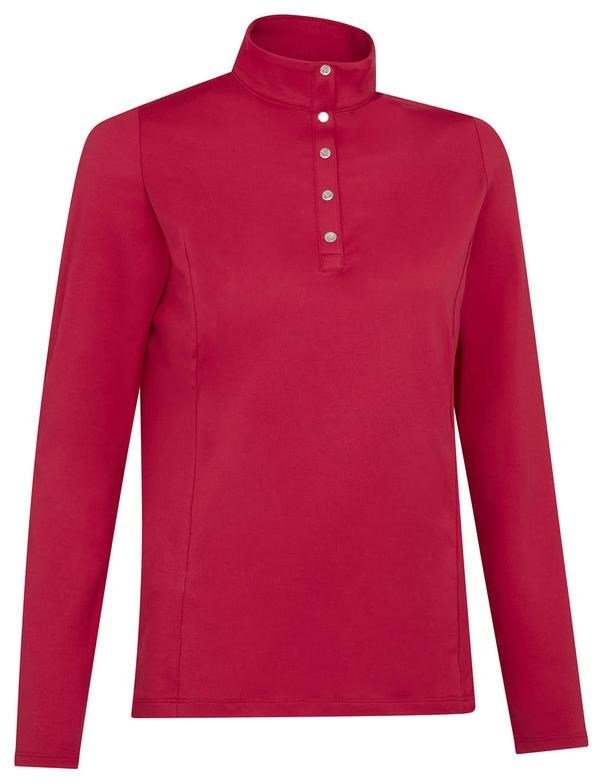 Callaway Thermal Longsleeve Fleece Back Jersey damtröja, persian red