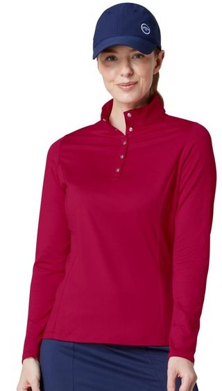Callaway Thermal Longsleeve Fleece Back Jersey damtröja, persian red