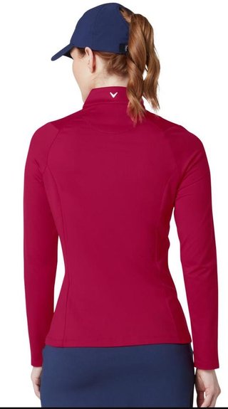 Callaway Thermal Longsleeve Fleece Back Jersey damtröja, persian red