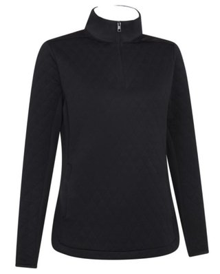 Callaway Quilted Fleece 1/4Zip damtröja, caviar