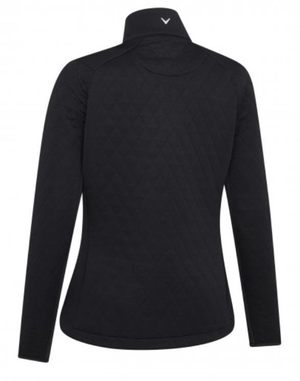 Callaway Quilted Fleece 1/4Zip damtröja, caviar