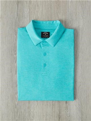 Callaway Premium Heathered herr polo, ceramic heather