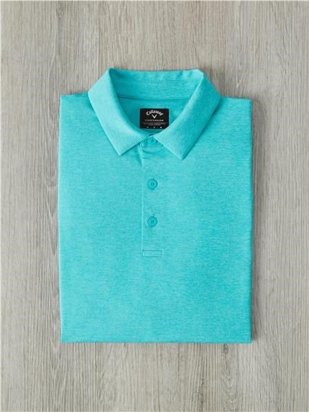 Callaway Premium Heathered herr polo, ceramic heather
