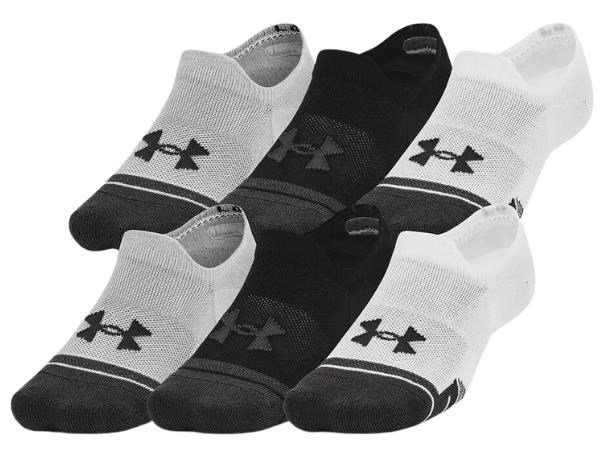Under Armour Performance Tech unisex strumpor (3 par), grå
