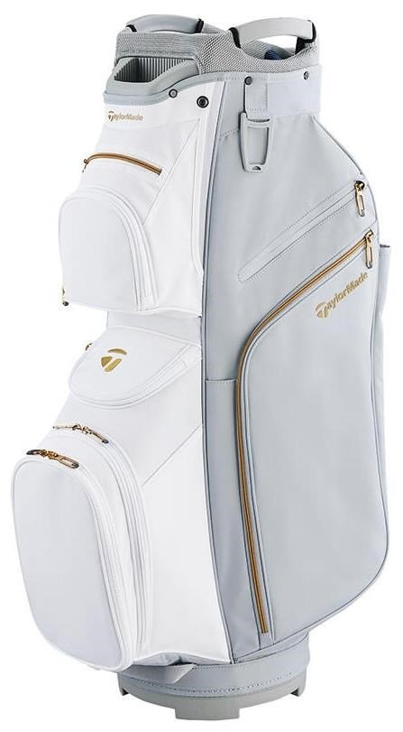 TaylorMade Kalea Gold ladies cart bag 2024, grå/vit