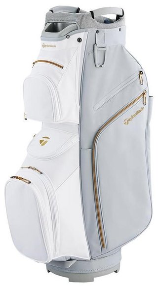 TaylorMade Kalea Gold ladies cart bag 2024, grå/vit