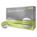 TaylorMade Tour Response Neon Stripe golfbollar (12 bollar), gul