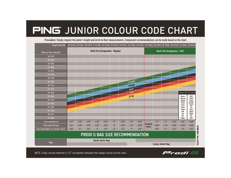 PING Prodi G Tyne H junior putter, stål