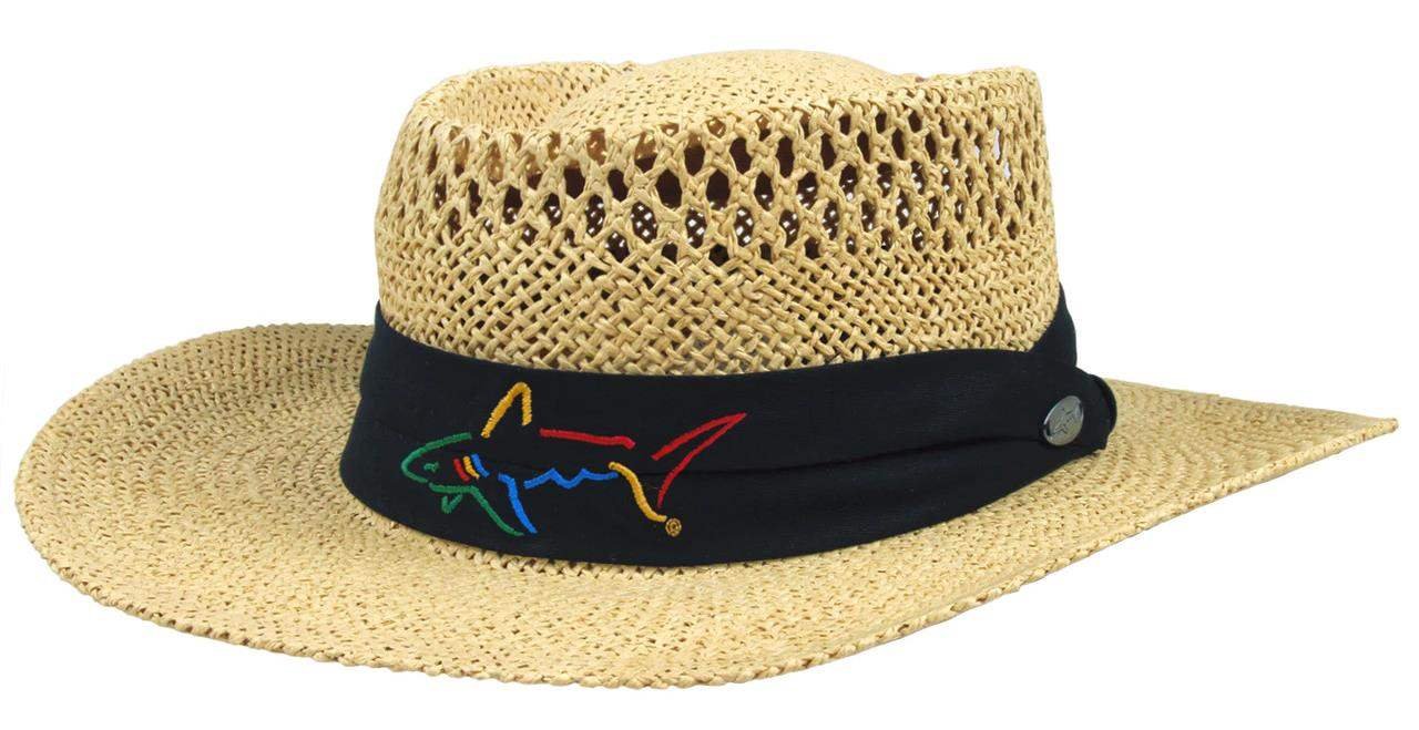Greg Norman Signature stråhatt, naturell