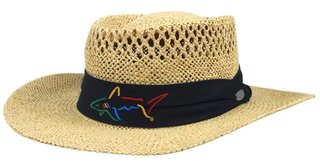 Greg Norman Signature stråhatt, naturell