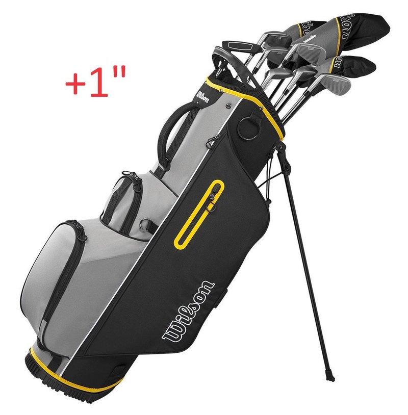 Wilson Ultra HL herr golf set, stål, antracit/gul, +1"
