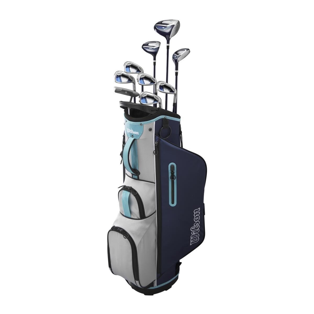 Wilson Ultra HL damgolfset, grafit, + cart bag, navy