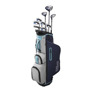 Wilson Ultra HL damgolfset, grafit, + cart bag, navy