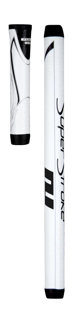 Super Stroke SuperStroke Zenergy Tour 1.0 putter grip, white/black (2pc)