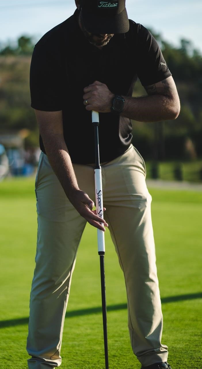 Super Stroke SuperStroke Zenergy Tour 1.0 putter grip, white/black (2pc)