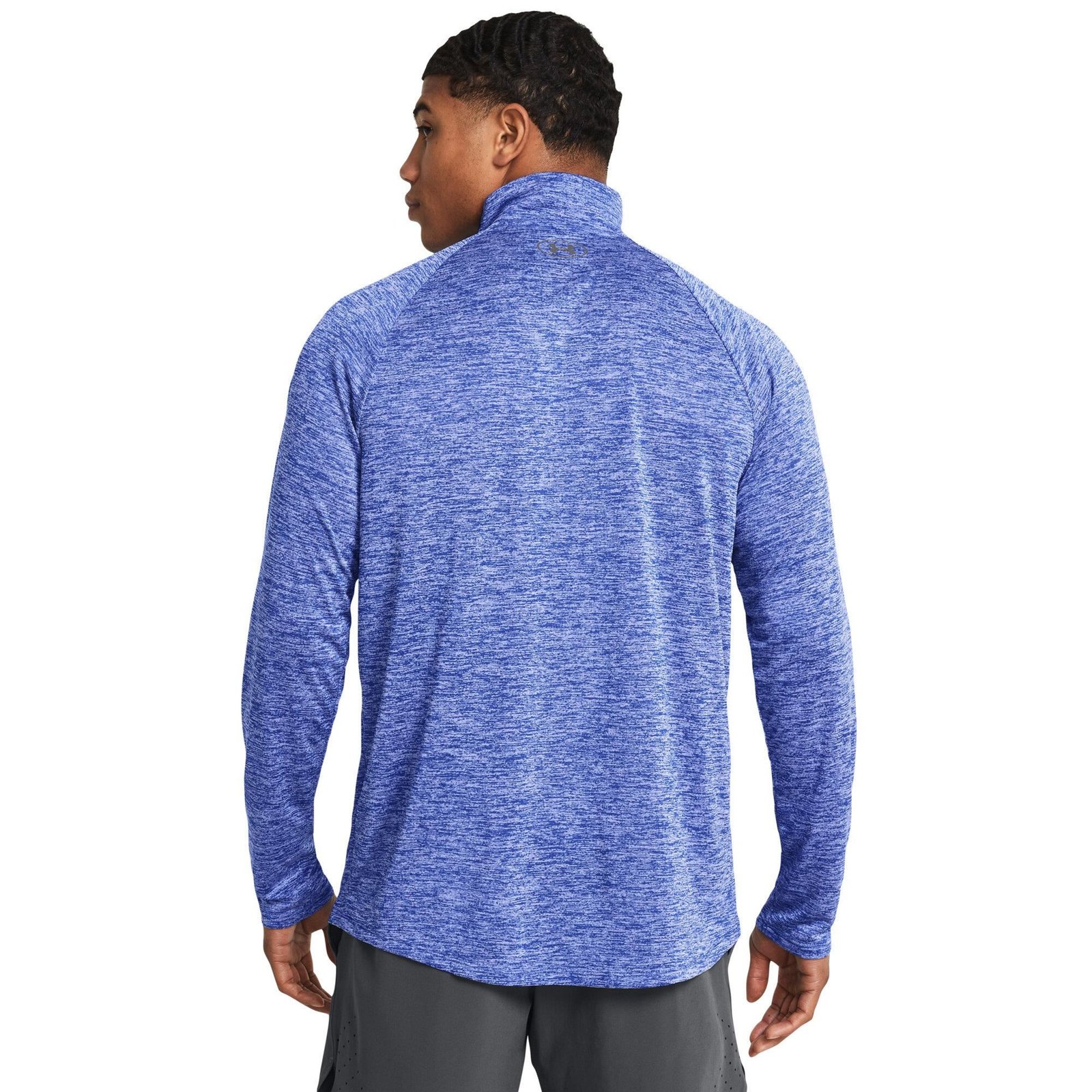 Under Armour Tech 2.0 1/2 Zip herr långärmad tröja, royal white