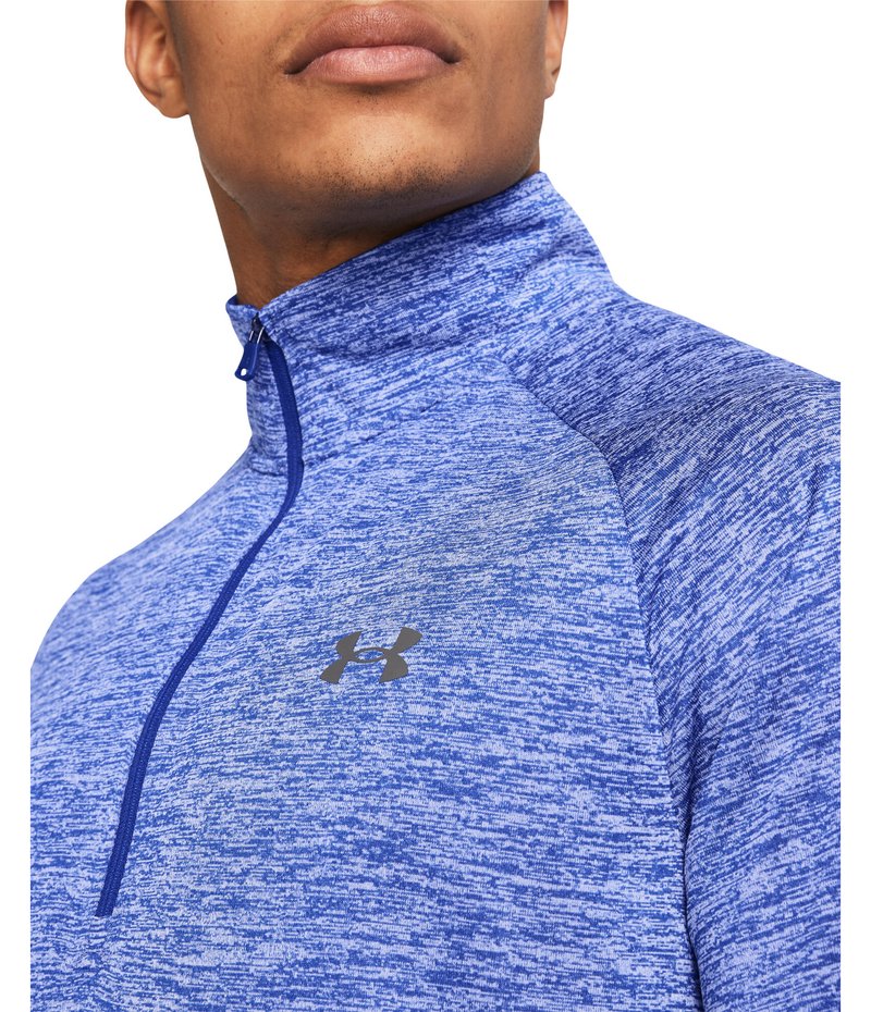 Under Armour Tech 2.0 1/2 Zip herr långärmad tröja, royal white