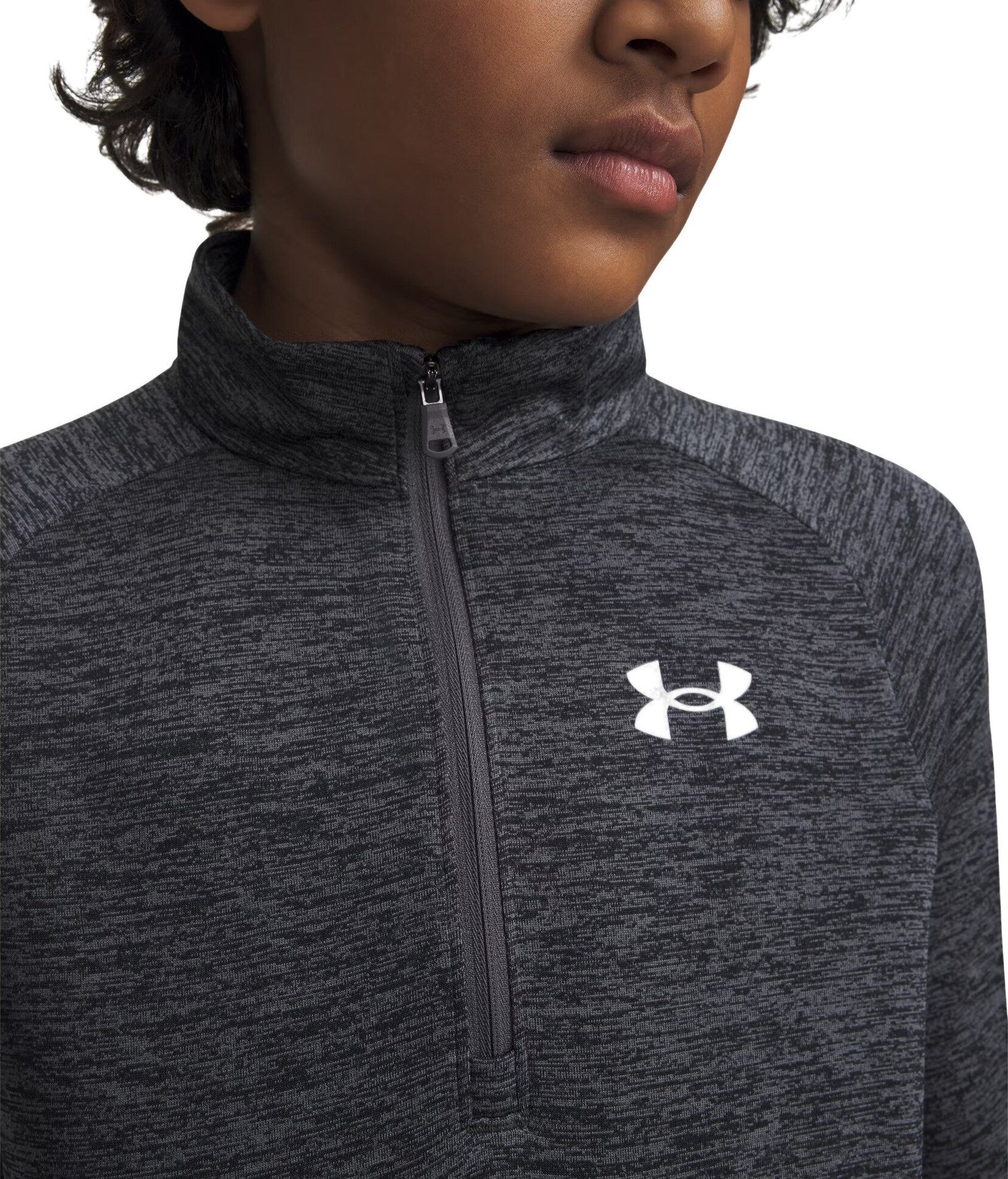 Under Armour Tech 2.0 1/2 Zip junior sweatshirt, grå