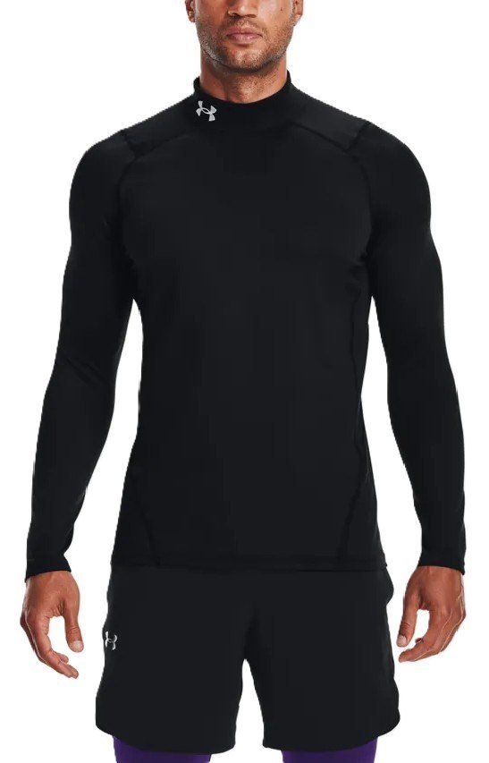 Under Armour CG Armour Fitted Mock herr T-shirt, svart