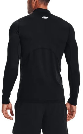 Under Armour CG Armour Fitted Mock herr T-shirt, svart