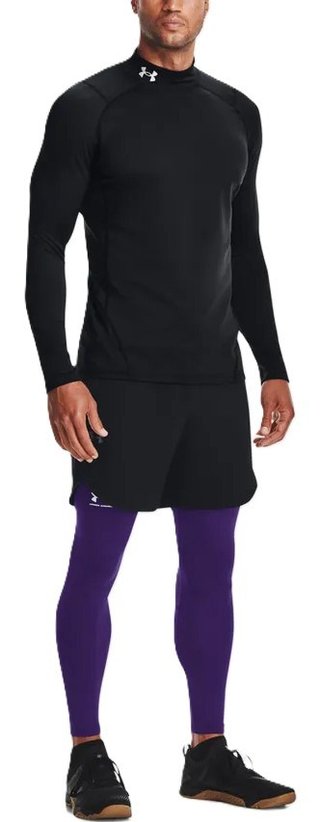 Under Armour CG Armour Fitted Mock herr T-shirt, svart