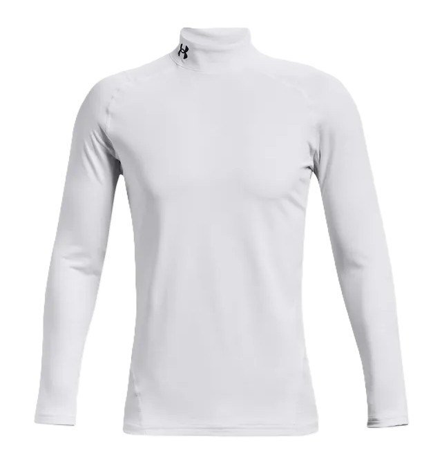 Under Armour CG Armour Fitted Mock herr T-shirt, vit